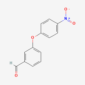 molecular formula C13H9NO4 B2459340 3-(4-Nitrophenoxy)benzaldehyde CAS No. 17076-72-1