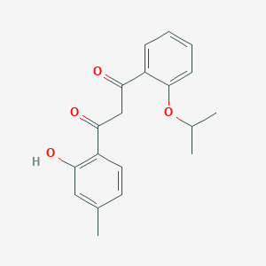 1-(2-Hydroxy-4-methylphenyl)-3-[2-(propan-2-yloxy)phenyl]propane-1,3-dione