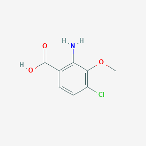 2-Amino-4-chloro-3-methoxybenzoic acid