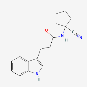 N-(1-cyanocyclopentyl)-3-(1H-indol-3-yl)propanamide