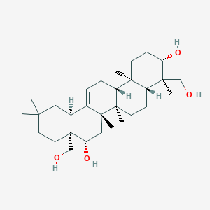 molecular formula C30H50O4 B2459386 23-Hydroxylongispinogenin CAS No. 42483-24-9