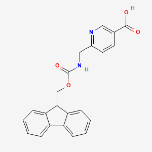 6-[({[(9H-fluoren-9-yl)methoxy]carbonyl}amino)methyl]pyridine-3-carboxylic acid