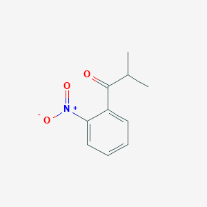 molecular formula C10H11NO3 B2459461 2-Methyl-1-(2-nitrophenyl)propan-1-one CAS No. 49660-91-5