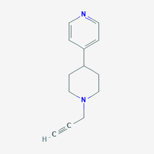 molecular formula C13H16N2 B2459465 4-(1-Prop-2-ynylpiperidin-4-yl)pyridine CAS No. 2305559-63-9