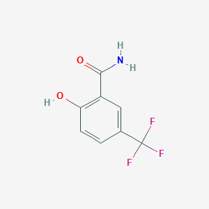 molecular formula C8H6F3NO2 B2459583 2-Hydroxy-5-(trifluoromethyl)benzamide CAS No. 933982-96-8