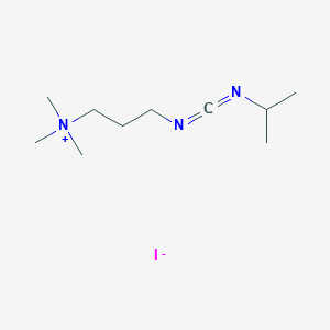 molecular formula C10H22IN3 B2459759 Trimethyl[3-({[(propan-2-yl)imino]methylidene}amino)propyl]azanium iodide CAS No. 856357-50-1