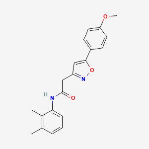 molecular formula C20H20N2O3 B2459809 N-(2,3-dimethylphenyl)-2-[5-(4-methoxyphenyl)-1,2-oxazol-3-yl]acetamide CAS No. 953206-06-9