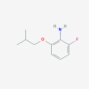 molecular formula C10H14FNO B2459841 2-Fluoro-6-isobutoxyaniline CAS No. 1178335-66-4
