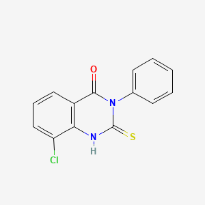 B2459843 8-chloro-2-mercapto-3-phenylquinazolin-4(3H)-one CAS No. 429625-88-7