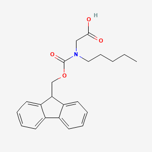 molecular formula C22H25NO4 B2459891 N-Fmoc-N-pentyl-glycine CAS No. 2044871-59-0