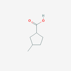 molecular formula C7H12O2 B2459897 3-Methylcyclopentane-1-carboxylic acid CAS No. 24070-68-6