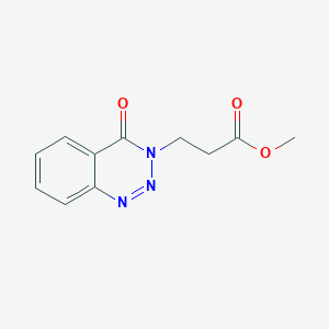 methyl 3-(4-oxobenzo[d][1,2,3]triazin-3(4H)-yl)propanoate