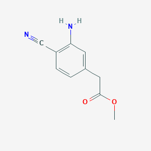 Methyl 2-(3-amino-4-cyanophenyl)acetate