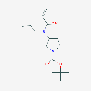 Tert-butyl 3-[prop-2-enoyl(propyl)amino]pyrrolidine-1-carboxylate
