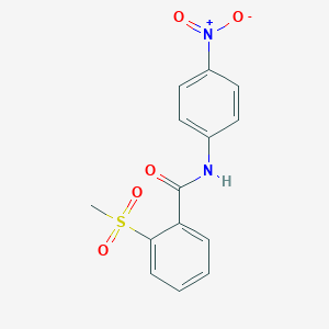 2-methylsulfonyl-N-(4-nitrophenyl)benzamide