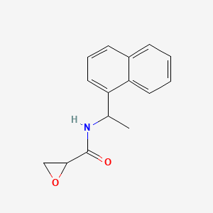 N-(1-Naphthalen-1-ylethyl)oxirane-2-carboxamide