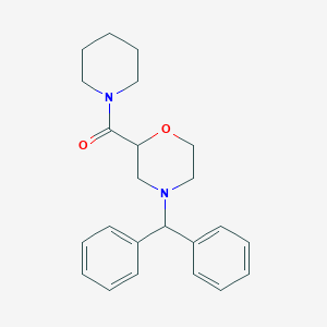 (4-Benzhydrylmorpholin-2-yl)-piperidin-1-ylmethanone