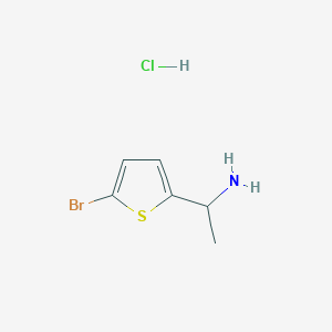 1-(5-Bromothiophen-2-yl)ethan-1-amine hydrochloride