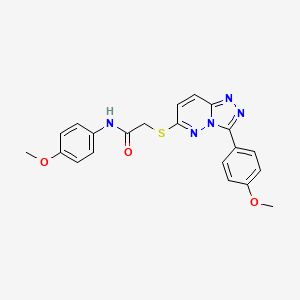 N-(4-methoxyphenyl)-2-((3-(4-methoxyphenyl)-[1,2,4]triazolo[4,3-b]pyridazin-6-yl)thio)acetamide