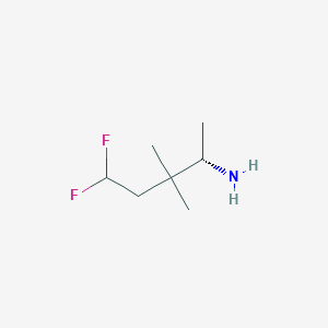 (2S)-5,5-Difluoro-3,3-dimethylpentan-2-amine