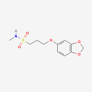 3-(benzo[d][1,3]dioxol-5-yloxy)-N-methylpropane-1-sulfonamide