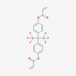 [4-[1,1,1,3,3,3-Hexafluoro-2-(4-prop-2-enoyloxyphenyl)propan-2-yl]phenyl] prop-2-enoate