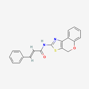 molecular formula C19H14N2O2S B2460011 N-(4H-chromeno[4,3-d]thiazol-2-yl)cinnamamide CAS No. 681158-14-5