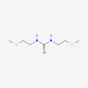 molecular formula C7H16N2OS2 B2460025 1,3-Bis(2-methylsulfanylethyl)urea CAS No. 96551-32-5
