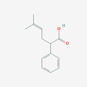 molecular formula C13H16O2 B2460029 5-Methyl-2-phenyl-4-hexenoic acid CAS No. 151813-42-2