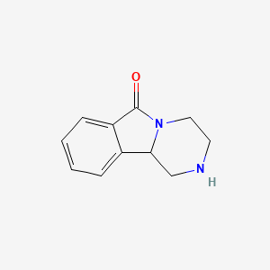 1,2,3,4-Tetrahydropyrazino[2,1-a]isoindol-6(10bH)-one