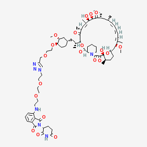 molecular formula C75H107N7O20 B2460115 FKBP12 PROTAC RC32 CAS No. 2375555-66-9