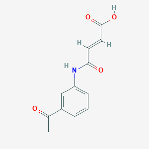 B2460153 (2E)-4-[(3-acetylphenyl)amino]-4-oxobut-2-enoic acid CAS No. 95695-48-0