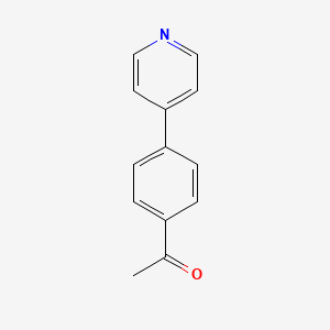 molecular formula C13H11NO B2460363 1-[4-(4-Pyridinyl)phenyl]-ethanone CAS No. 70581-00-9