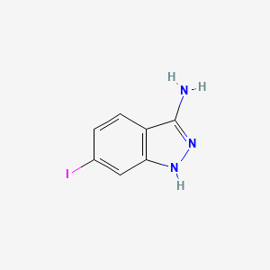 molecular formula C7H6IN3 B2460422 6-iodo-1H-indazol-3-amine CAS No. 1208089-80-8