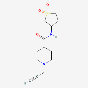 N-(1,1-dioxo-1lambda6-thiolan-3-yl)-1-(prop-2-yn-1-yl)piperidine-4-carboxamide