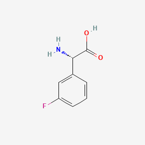 B2460476 (2S)-2-amino-2-(3-fluorophenyl)acetic acid CAS No. 154006-66-3; 7292-74-2