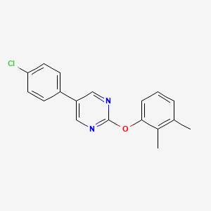 5-(4-Chlorophenyl)-2-(2,3-dimethylphenoxy)pyrimidine