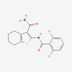 2-(2,6-Difluorobenzamido)-4,5,6,7-tetrahydrobenzo[b]thiophene-3-carboxamide