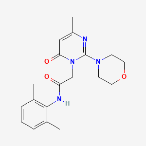 B2460710 N-(2,6-dimethylphenyl)-2-(4-methyl-2-morpholin-4-yl-6-oxopyrimidin-1(6H)-yl)acetamide CAS No. 1251560-09-4
