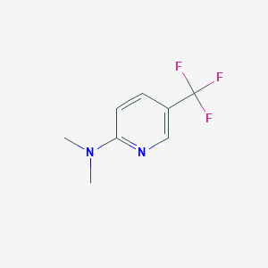 molecular formula C8H9F3N2 B2460828 N,N-dimethyl-5-(trifluoromethyl)pyridin-2-amine CAS No. 136539-99-6