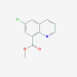 molecular formula C11H8ClNO2 B2460974 Methyl 6-chloroquinoline-8-carboxylate CAS No. 1531504-96-7