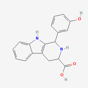 1-(3-hydroxyphenyl)-2,3,4,9-tetrahydro-1H-beta-carboline-3-carboxylic acid