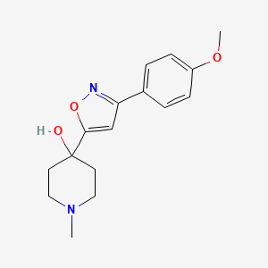 4-[3-(4-Methoxyphenyl)isoxazol-5-yl]-1-methylpiperidin-4-ol