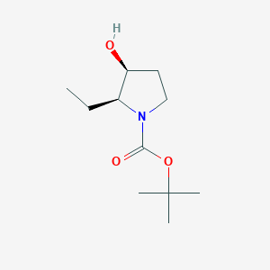 Tert-butyl (2S,3S)-2-ethyl-3-hydroxypyrrolidine-1-carboxylate