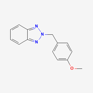 2-[(4-Methoxyphenyl)methyl]benzotriazole
