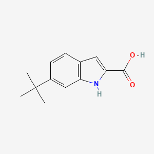 molecular formula C13H15NO2 B2461050 6-tert-butyl-1H-indole-2-carboxylic Acid CAS No. 383133-22-0