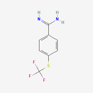 4-((Trifluoromethyl)thio)benzimidamide