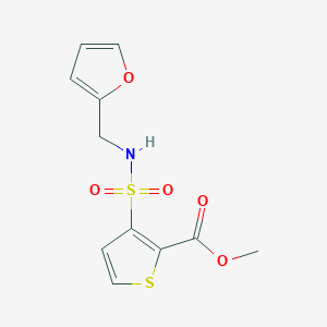 Methyl 3-{[(2-furylmethyl)amino]sulfonyl}thiophene-2-carboxylate