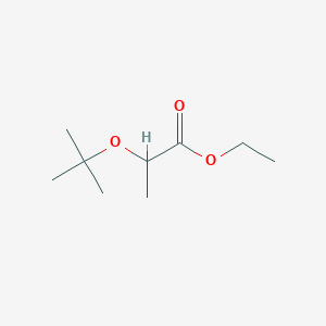 molecular formula C9H18O3 B2461115 Ethyl 2-(tert-butoxy)propanoate CAS No. 1248924-74-4
