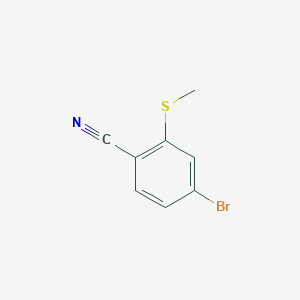 4-Bromo-2-(methylsulfanyl)benzonitrile